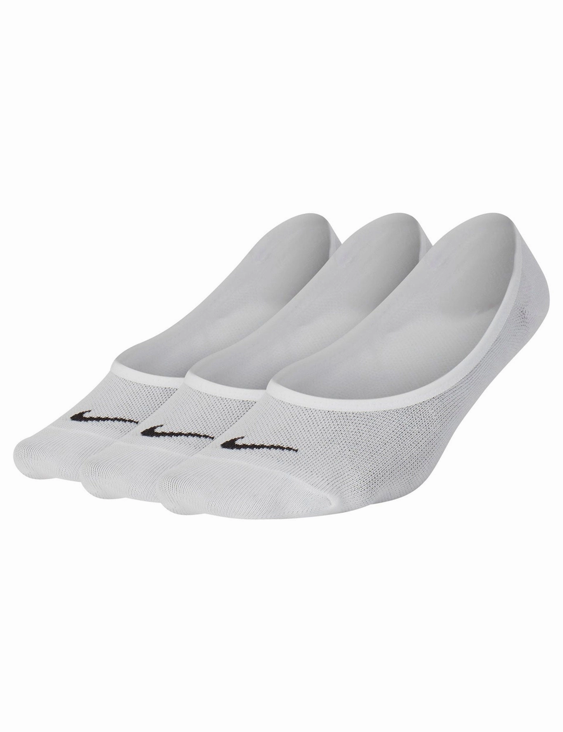 Everyday Lightweight Footie Socks (3 Pairs) - White Smooth surface traction snow - running shoes