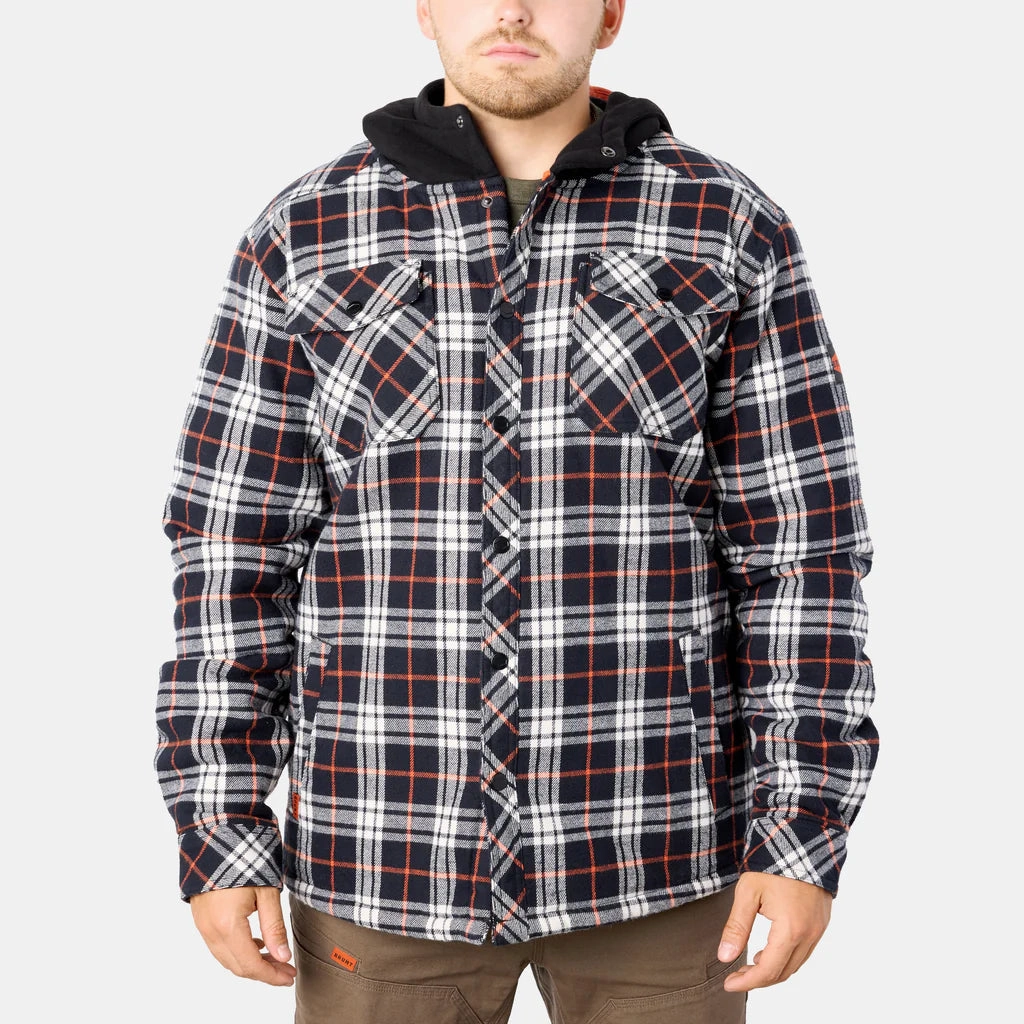 Brunt The Flannel Jacket Quilted Flannel Work Jacket Men's Prince Core mesh ventilation