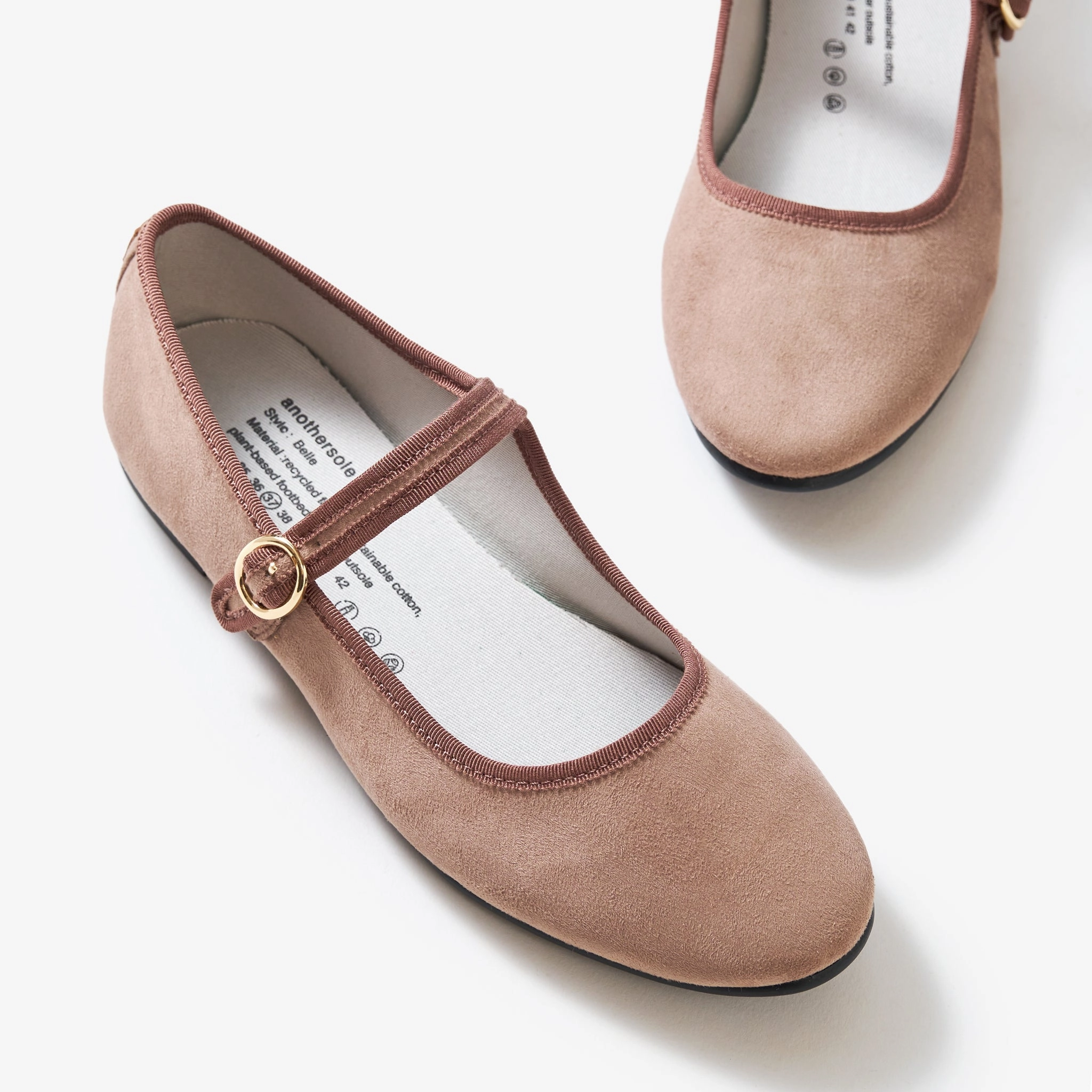 Contoured Heel Cradle mountain gear Belle Mary Jane - Mocha