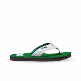 Ergonomic Cut Reef Men's Mulligan II Flip Flops - Green