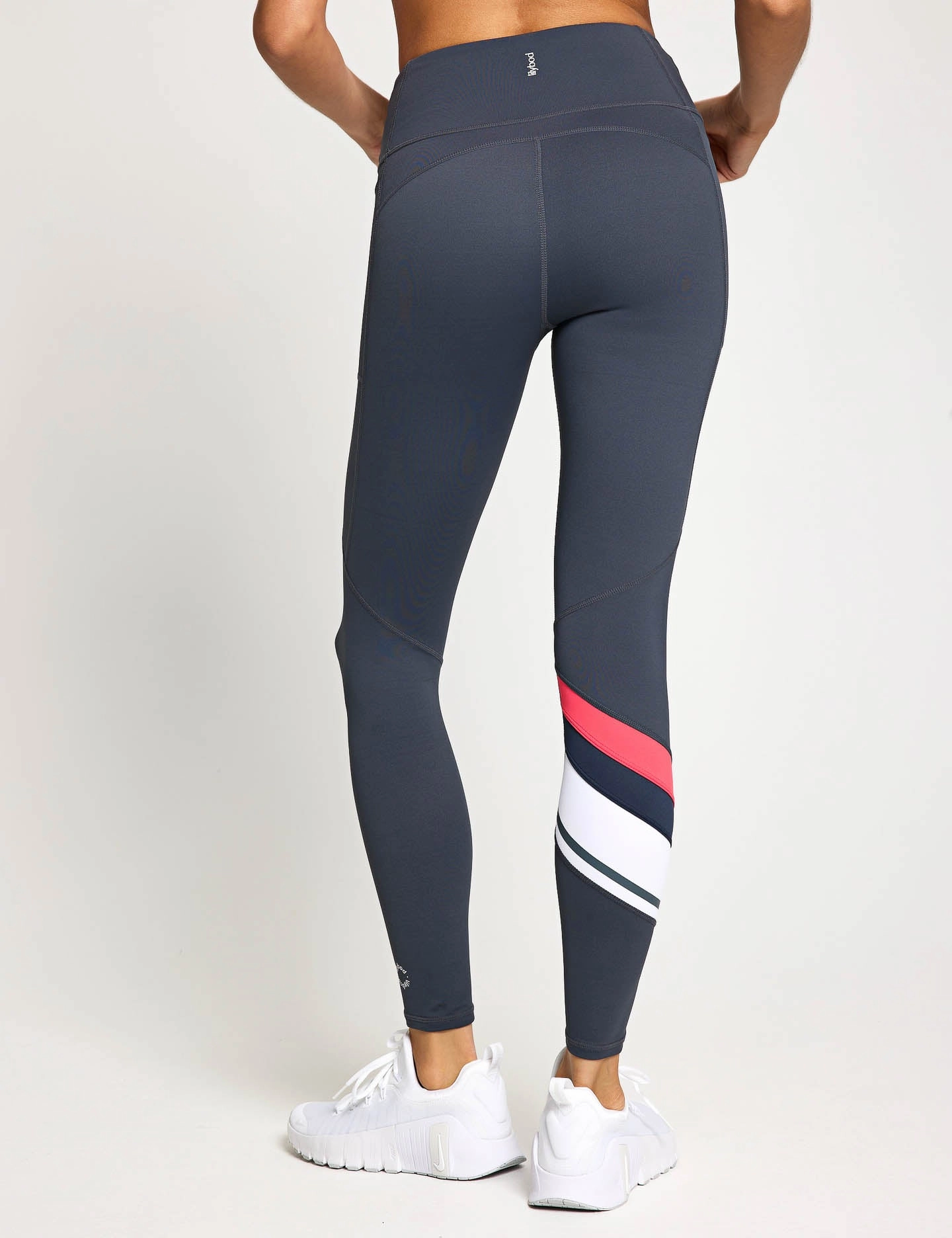 Smart Fit Trendy Comfort Wear Limitless Legging - Charcoal/Coral