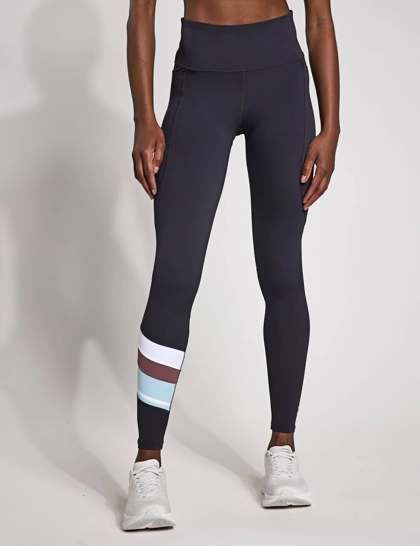 Limitless Legging - Charcoal/Pale Blue Travel Outfit Wrinkle Resistant