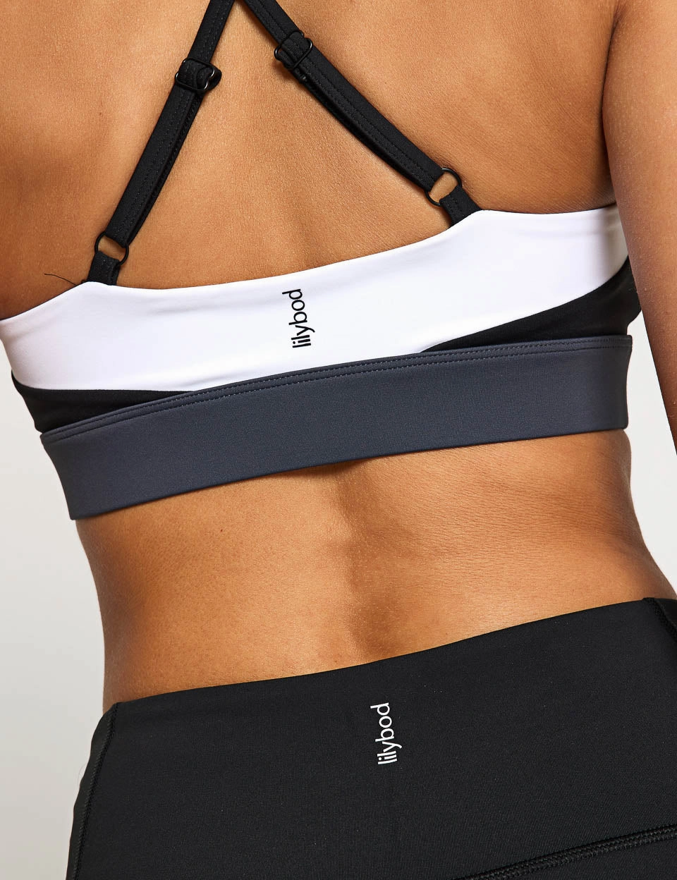 Limitless Sports Bra - Black Reinforced Stitching