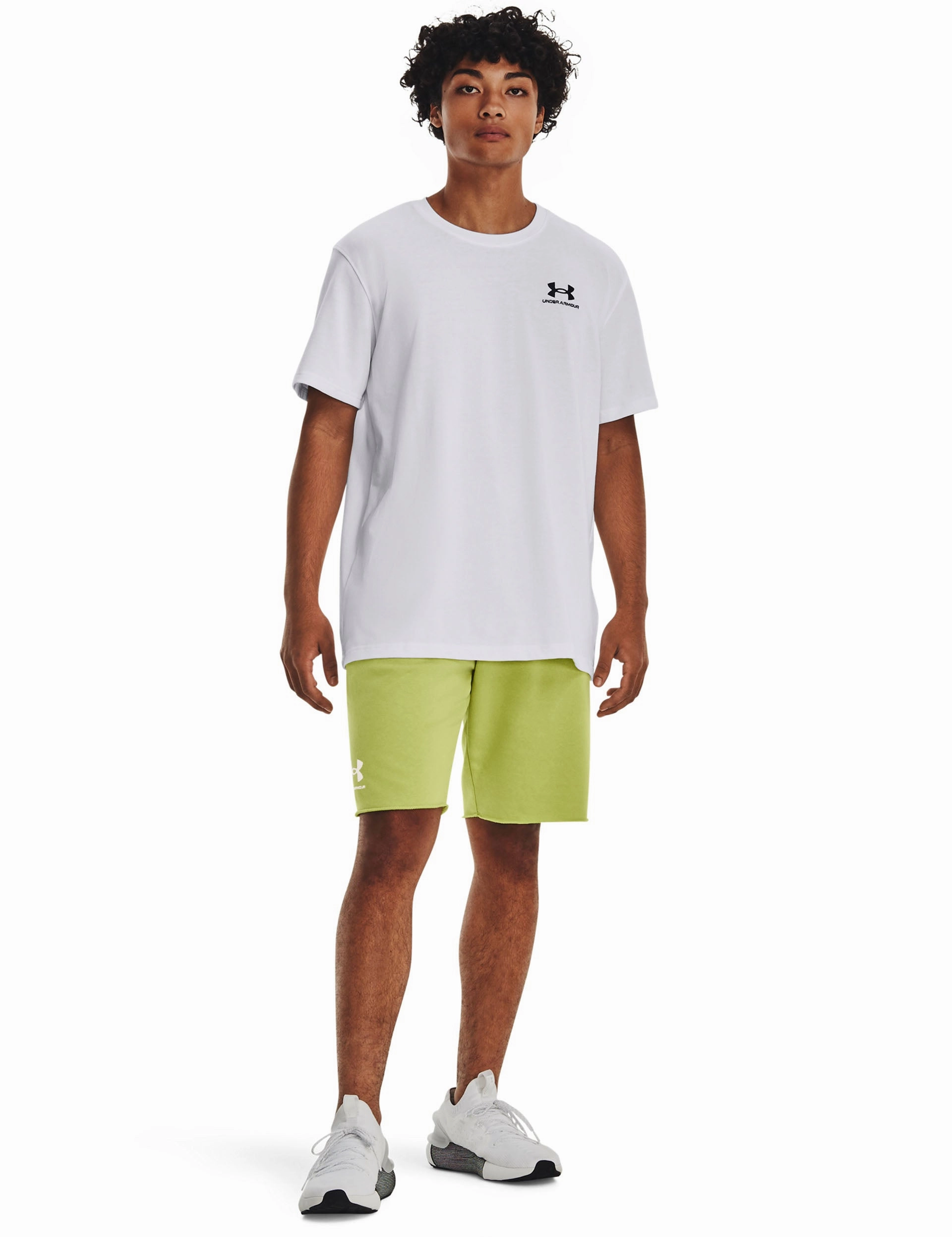 Vision Fit Logo Embroidered Heavyweight Short Sleeve - White/Black