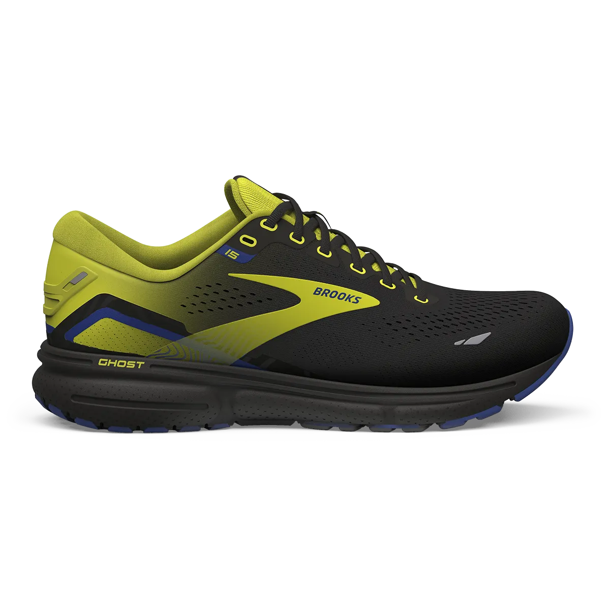 Rolling Motion System Brooks Ghost 15 - Black - Nightlife - Blue