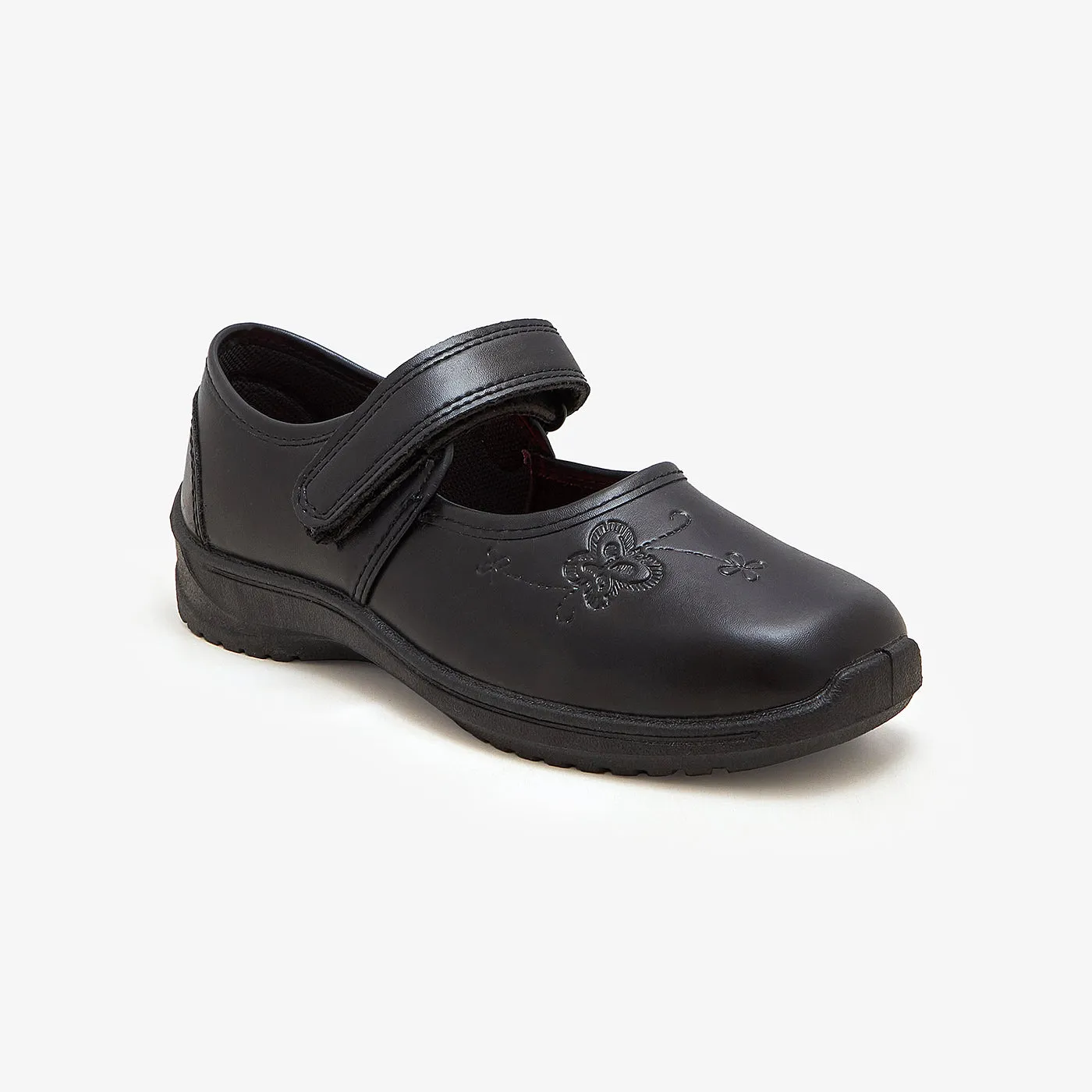 bulky - feature shoes Impact Absorbing Structure Girls' Comfort School Shoes