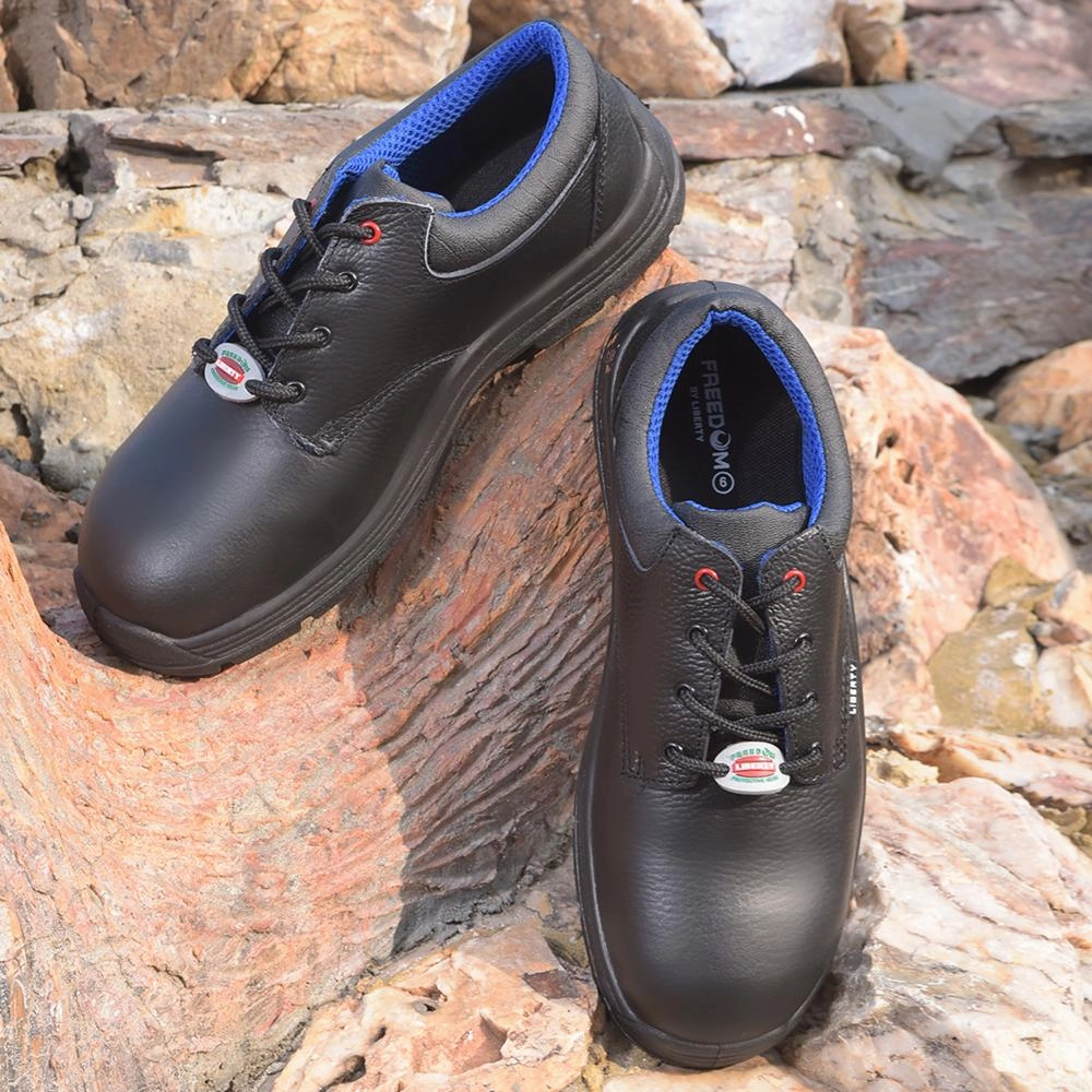 Freedom By Liberty Mens SURKSHA1CJ Black Safety Lacing Shoes outdoor sports lover Kinetic Guidance Grooves