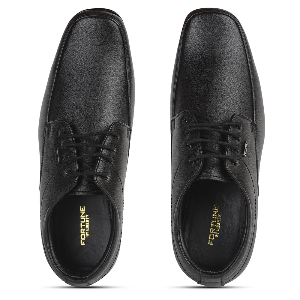 Fortune Black Formal Lace Up Shoes For Men Uvl-33 By Liberty casual - walking shoes