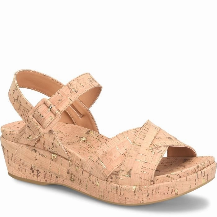 ShrinkResistant Kork-Ease Women's Myrna 2.0 - Gold Cork (Tan)