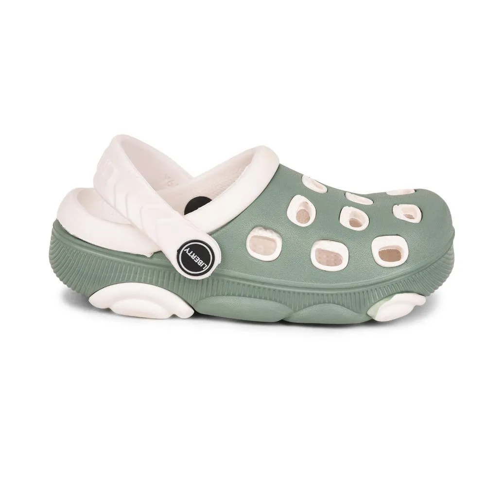 Lucy & Luke By Liberty LPMXT-833 Kids Green Clogs All Surface Grip hunting shoes