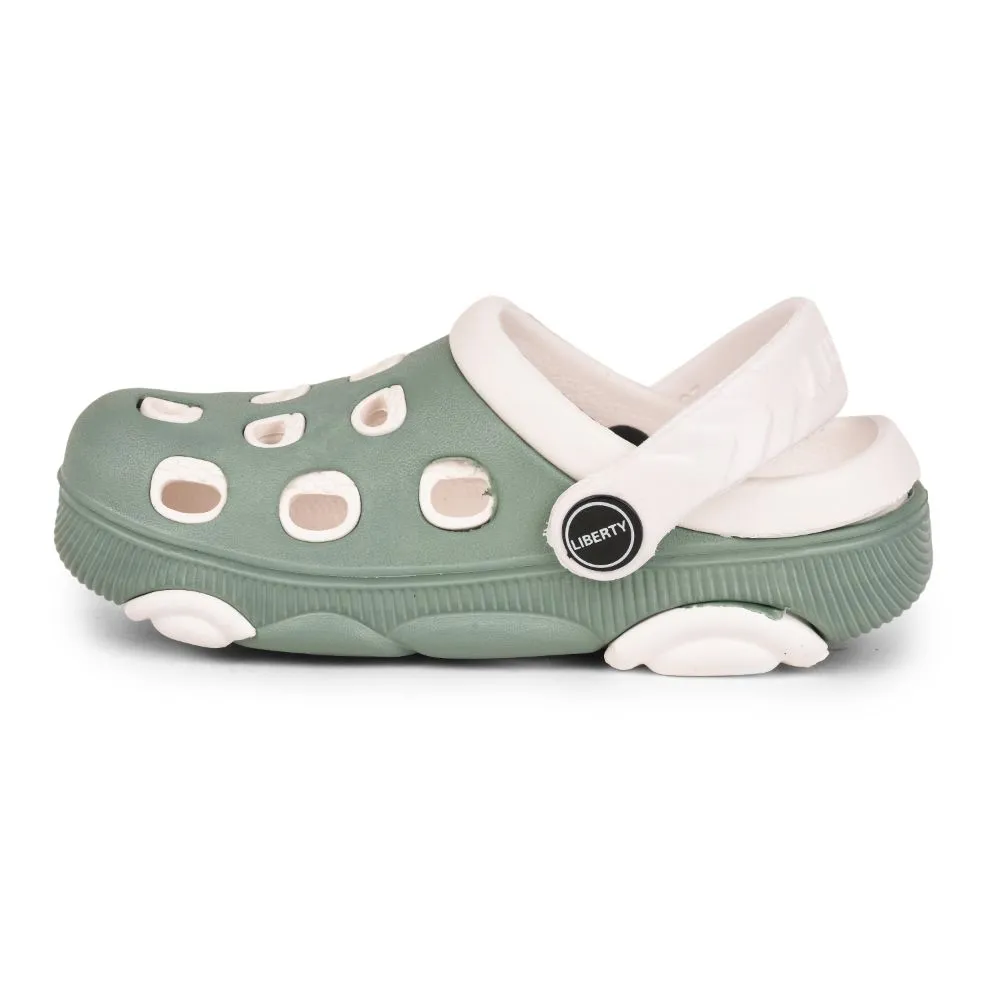 Lucy & Luke By Liberty LPMXT-833 Kids Green Clogs compatible
