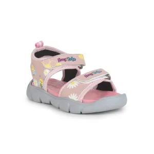 asphalt running wear synthetic shoes Lucy & Luke Casual Pink Sandal For Kids FLYNN-41 By Liberty