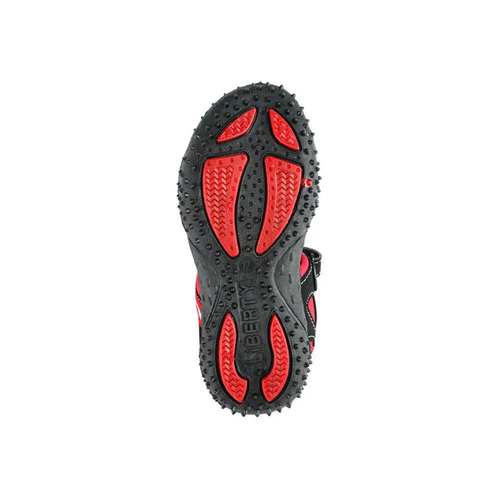 track running footwear Breathable Ventilation Lucy & Luke Red Casual Sandal For Kids HABANA By Liberty