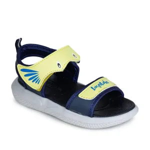 tear - resistant shoes hiker shoes Lucy & Luke Yellow Casual Sandal For Kids HIPPO-1 By Liberty