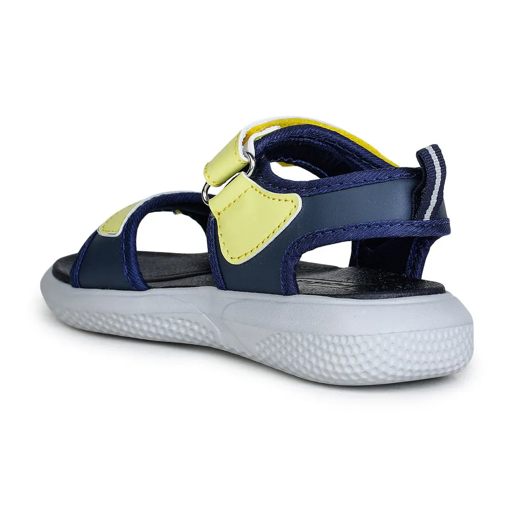 high - arched running shoes Lucy & Luke Yellow Casual Sandal For Kids HIPPO-1 By Liberty