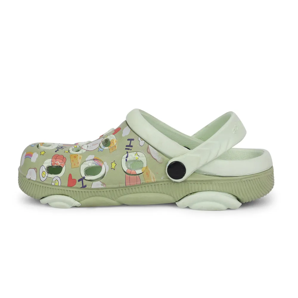 Lucy&Luke Sea Green Casual Sling Back Clogs For Kids LPMXT-820 By Liberty Dependable quality