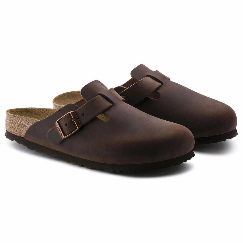 Birkenstock Boston Soft Footbed - Habana Oiled Leather fresh start