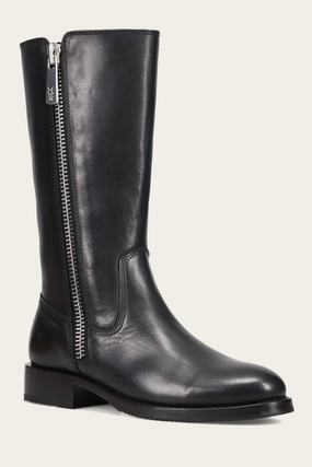 Madison Heavy Zip Tall - Pre-Loved Foam Collar elegant shoe charm