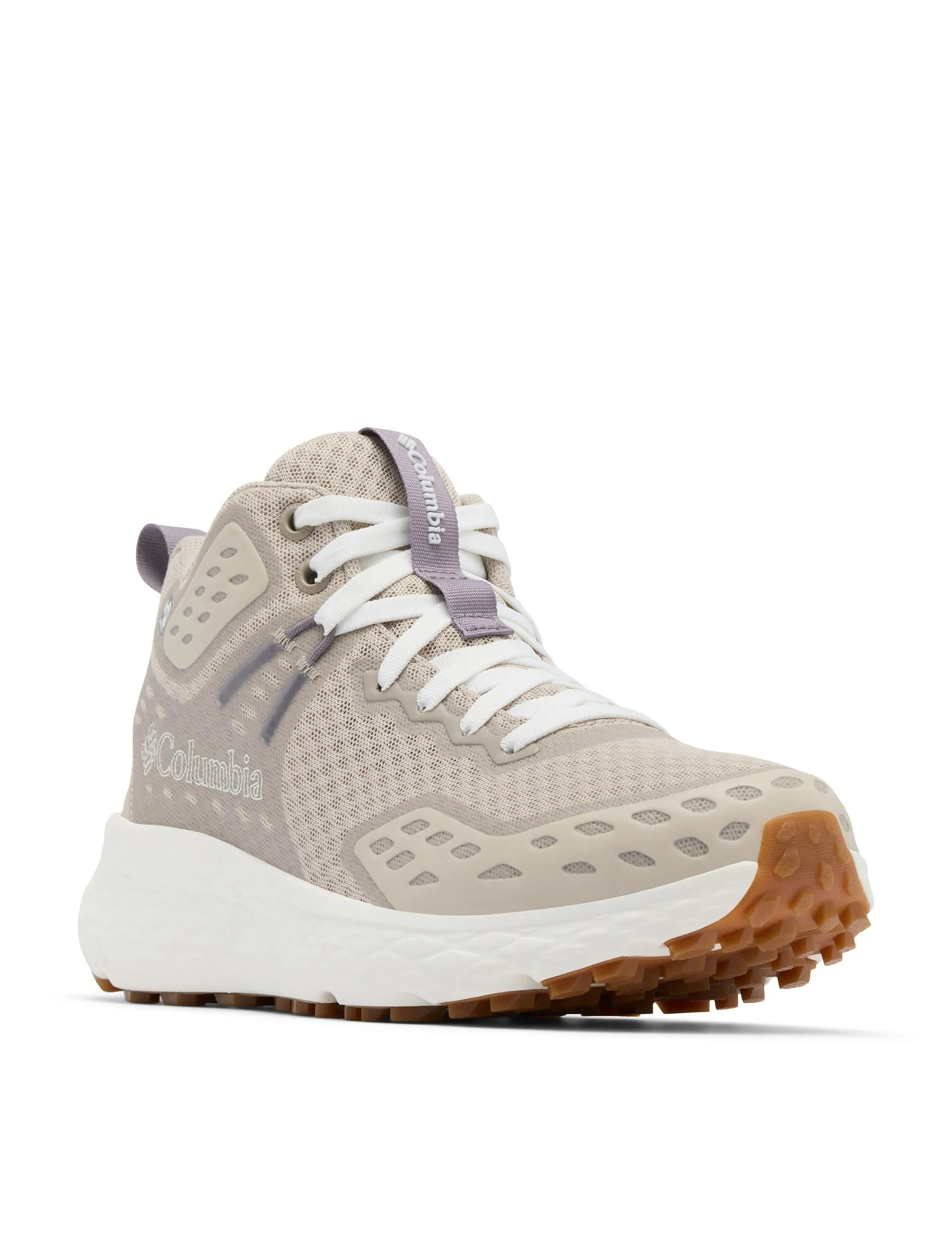 Tensile Bar Weaving Konos TRS OutDry Mid Hiking Shoe - Soft Taupe/Granite Purple