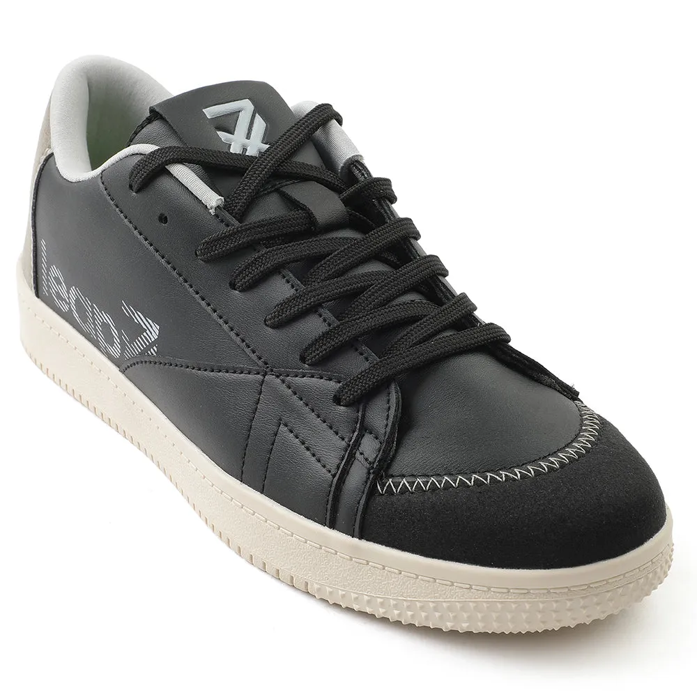 running for a way to stay involved in sports Leap7x Black Casual Lacing Sneakers Shoes For Men NEXTER-1E By Liberty