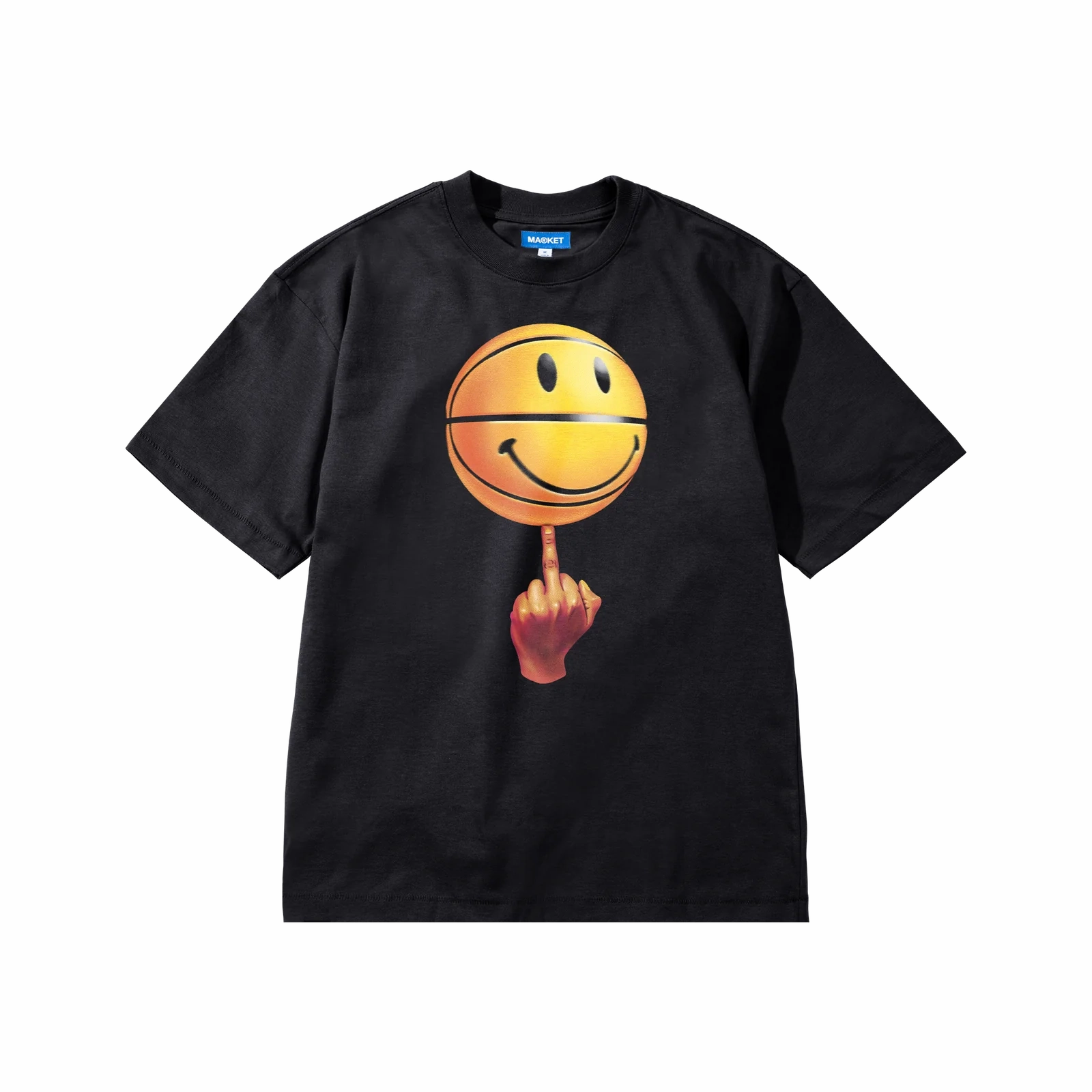 UVProtective Coating Classic Mode Market Smiley Good Game T-Shirt 'Black'