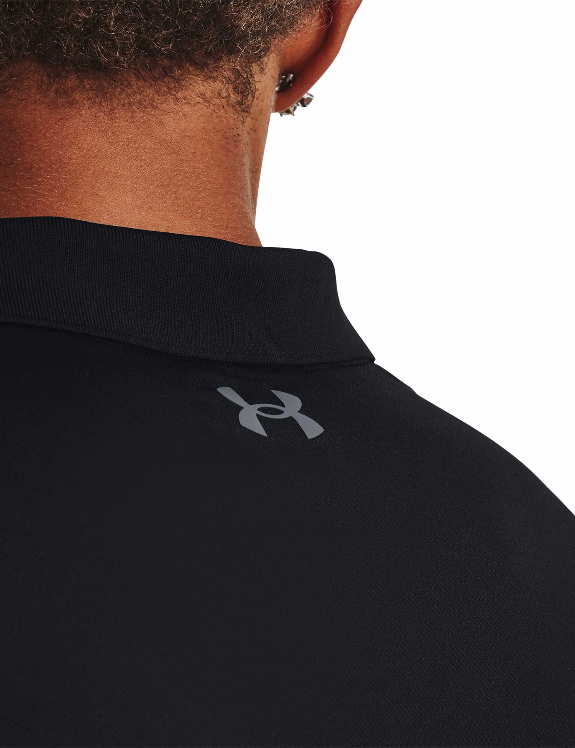 Chic Fit Matchplay Longsleeve Polo - Black/Pitch Gray