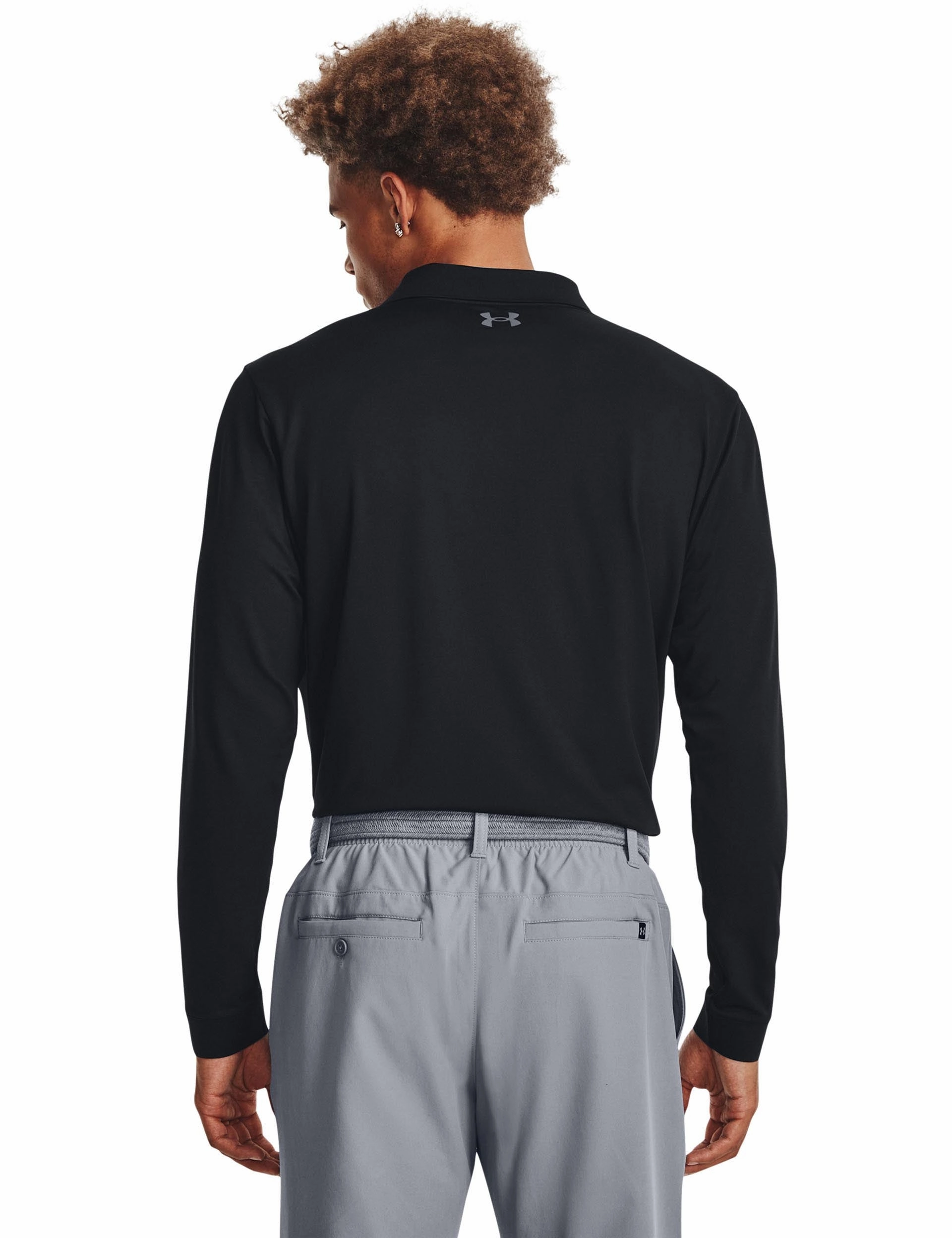 Matchplay Longsleeve Polo - Black/Pitch Gray Sustainable Wear