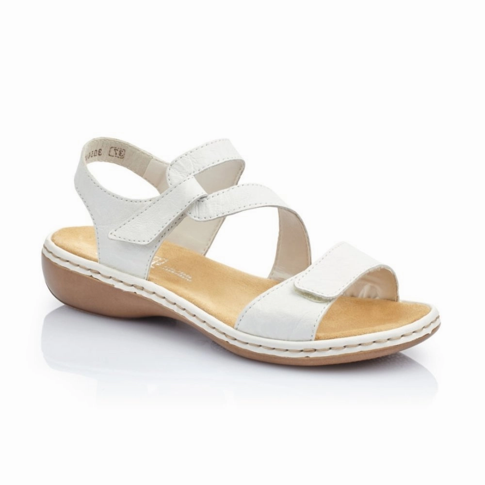 Rieker Women's Regina 659C7-80 - White QuickDrying Fashion Forward