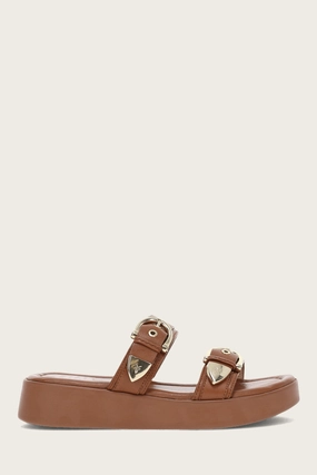 Maya Buckle Sandal Heel Clip Technology