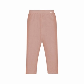 Functional hand - washable Mayoral Basic Velvet Leggings - Makeup Pink