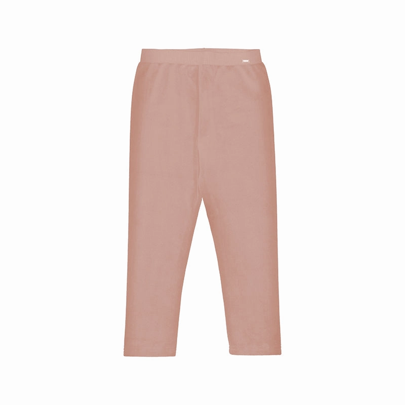 Juvenile clothing windproof Mayoral Basic Velvet Leggings - Makeup Pink