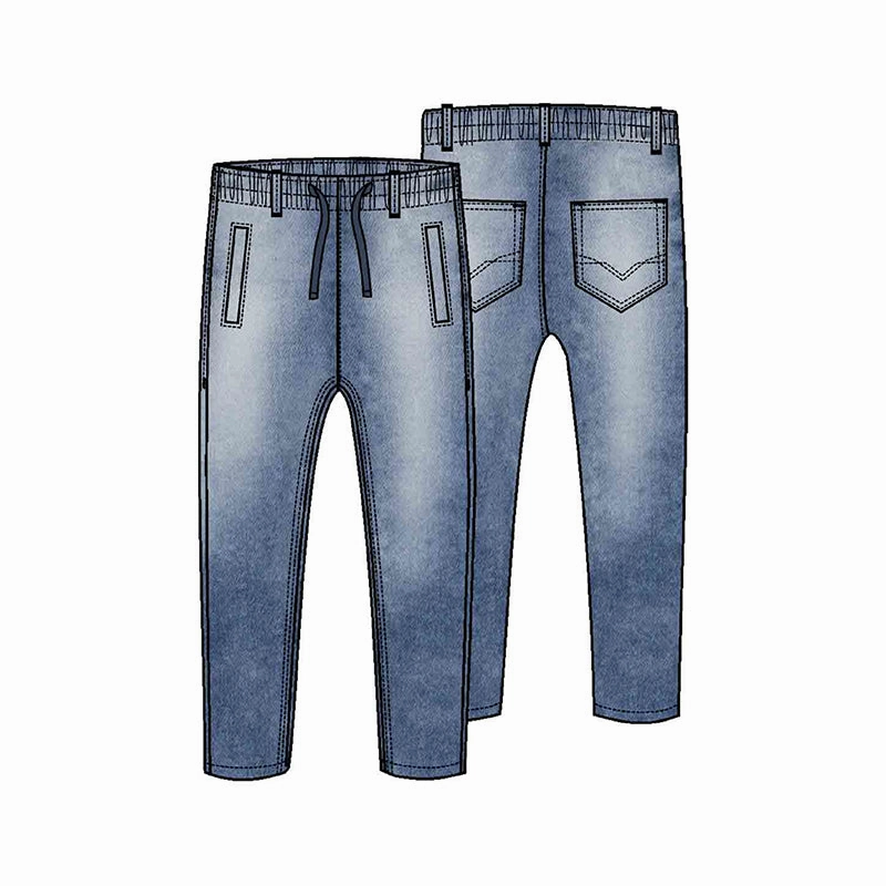 Mayoral Soft Denim Jogger Pants Airport outfits for kids Multipurpose