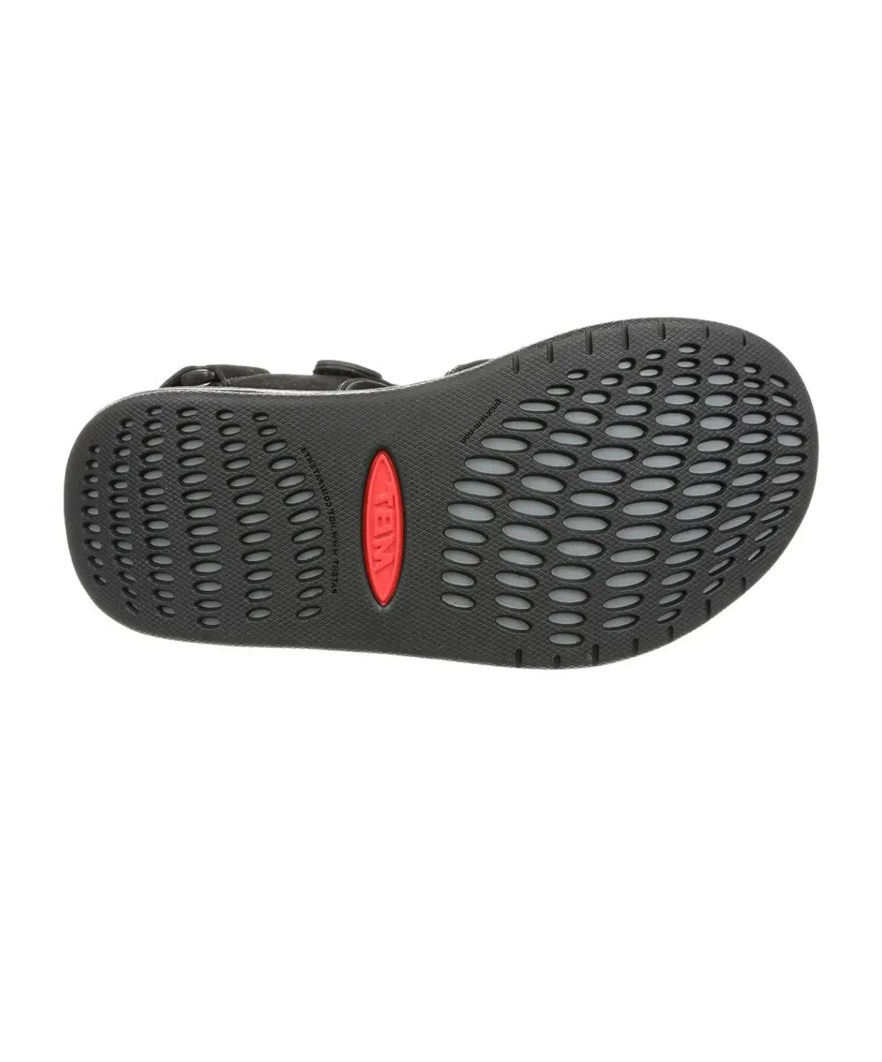 MBT Kisumu Classic Black Mens Sandals buckle shoes lace - up