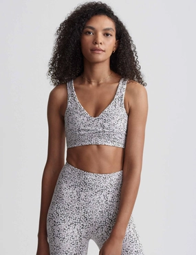 Move Kellam Bra - Mono Distorted Cheetah Comfortable lining