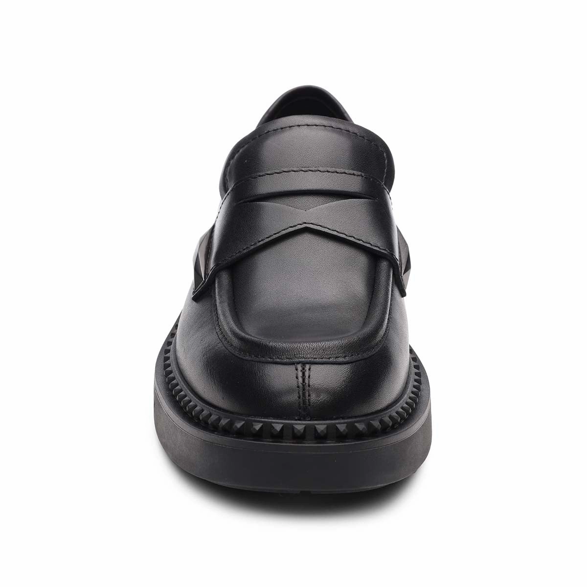 running with a Velcro closure Medusa Studded Platform Loafer