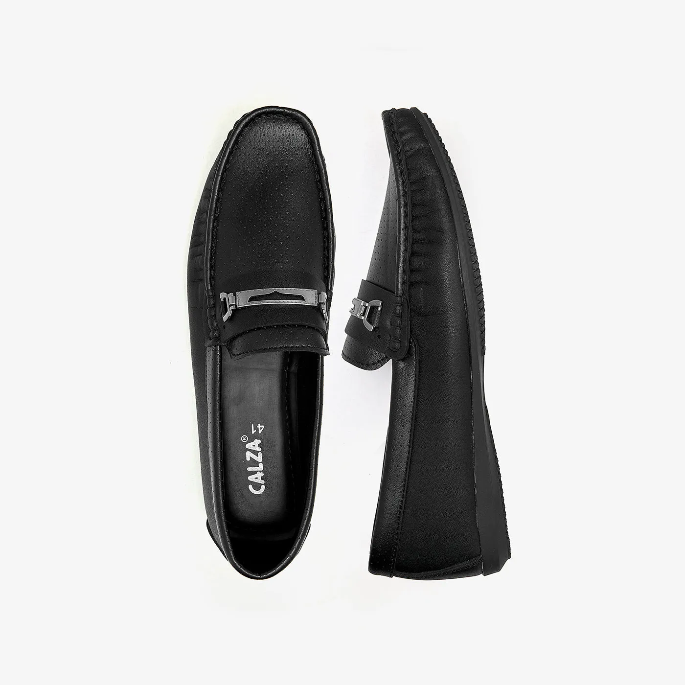 Men's Cushioned Loafers Stability Guide Rail zippered running wear