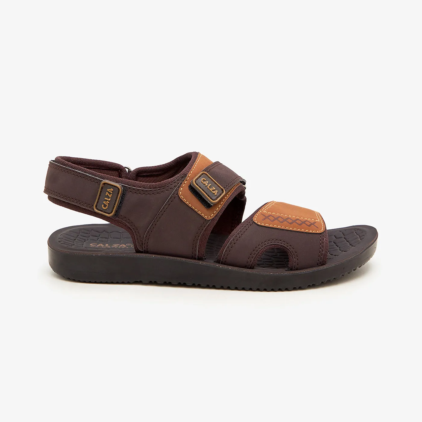Men's Double-Strap Sandals Seamless Toe Box Design