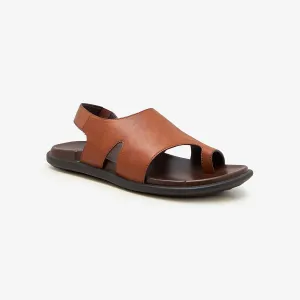 solid - color Functional Design Men's Extra Padded Sandals