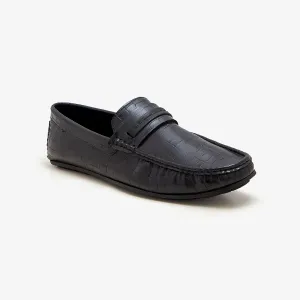 pronated foot shoe correction Men's Flexible Textured Loafers