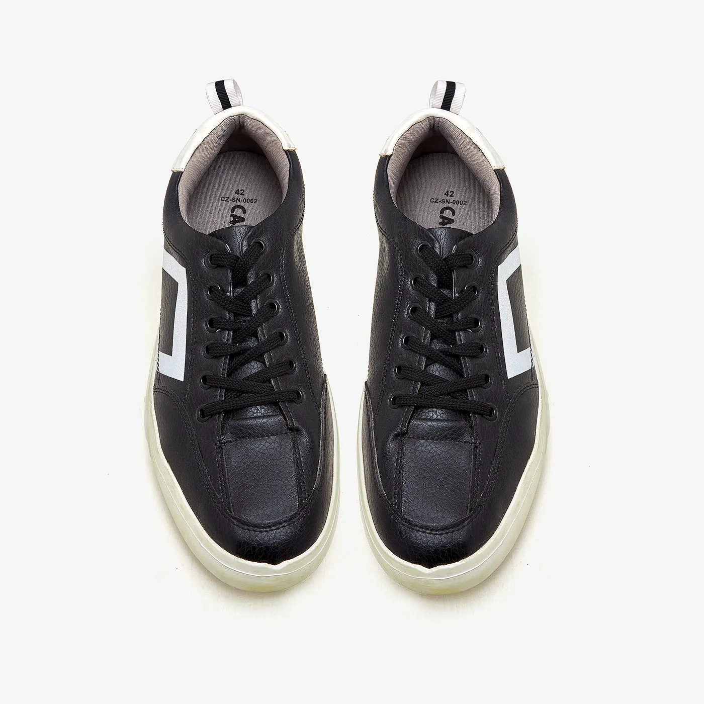 Motion Control Running Durable Toe Guard Men's Lace-up Sneakers