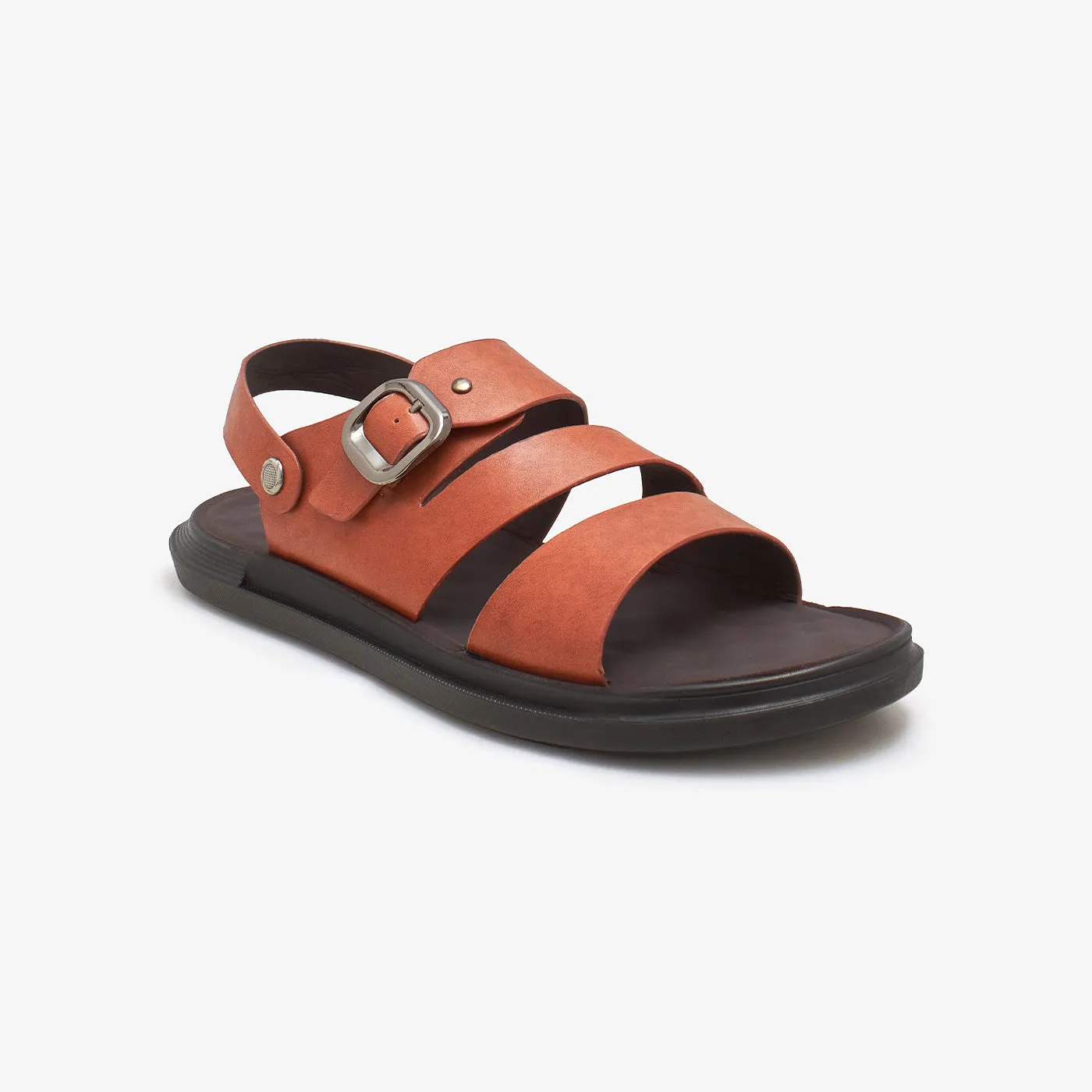 Men's Soft Buckled Sandals Step Stability simple design shoes