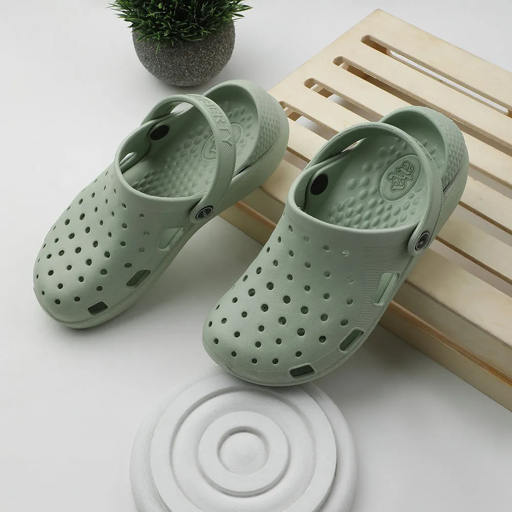 Torque Control Grooves A-HA Light Green Slingback Clogs For Women LPMXT-801 By Liberty