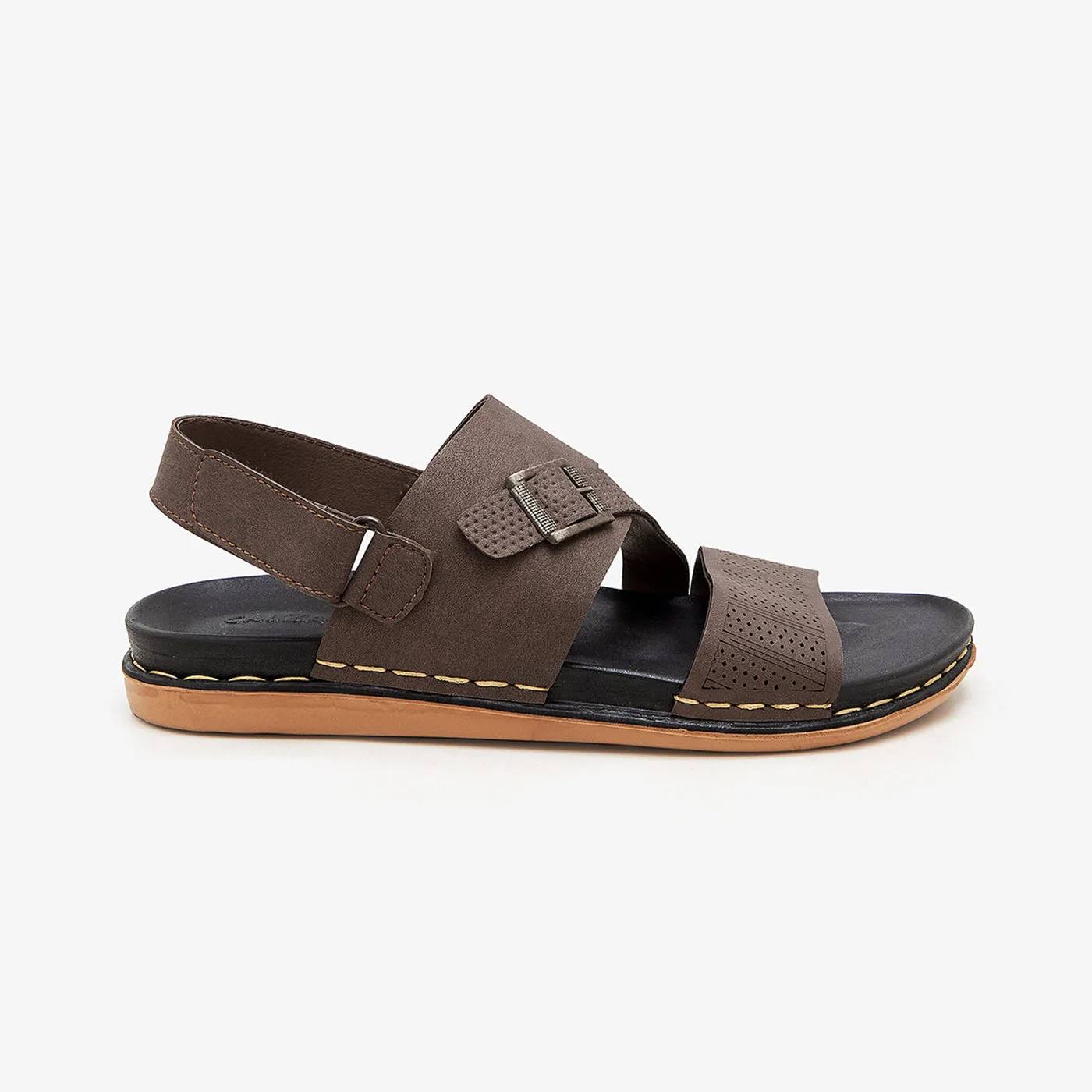 Men's Relaxed Fit Sandals Decoupled Heel Zone