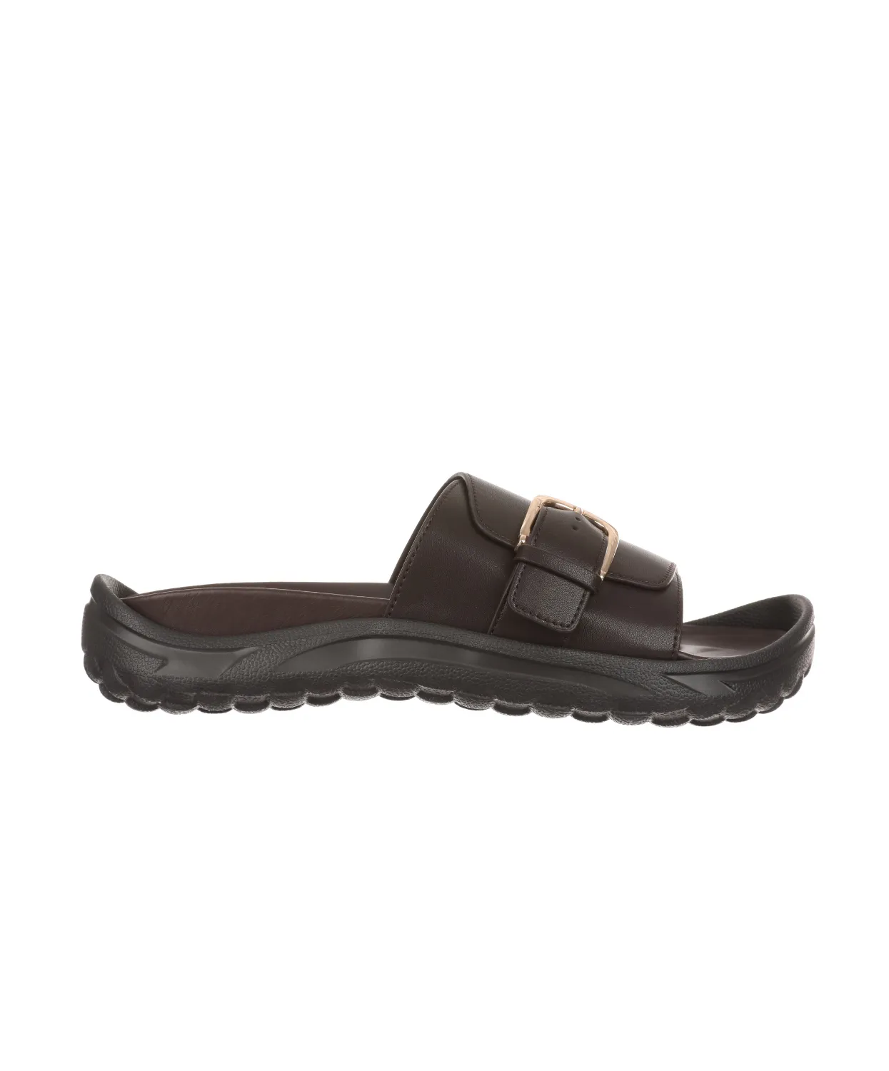 static - free shoes MBT Nikko Brown Womens Recovery Slides