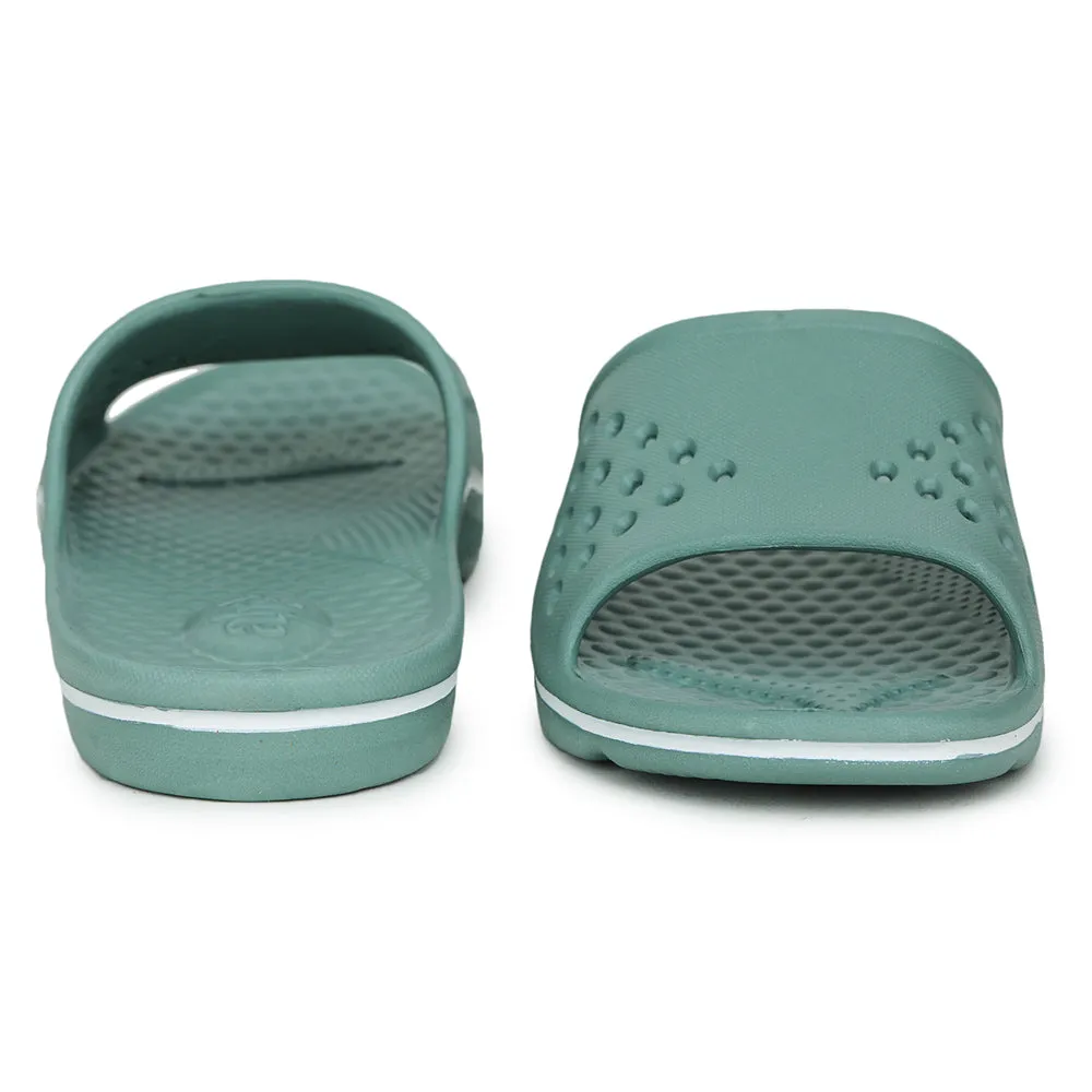 A-Ha (Green) Slides For Men RAMP By Liberty Impact Dispersing Technology