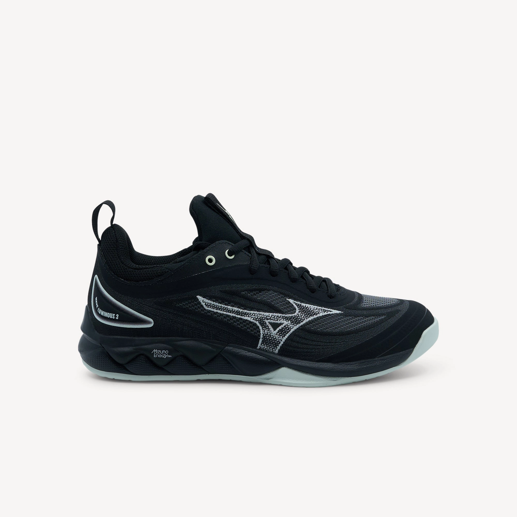Mizuno Wave Luminous 3 NB Black / Hint of Mint Womens Spectacular performance Cushioned Tongue Padding
