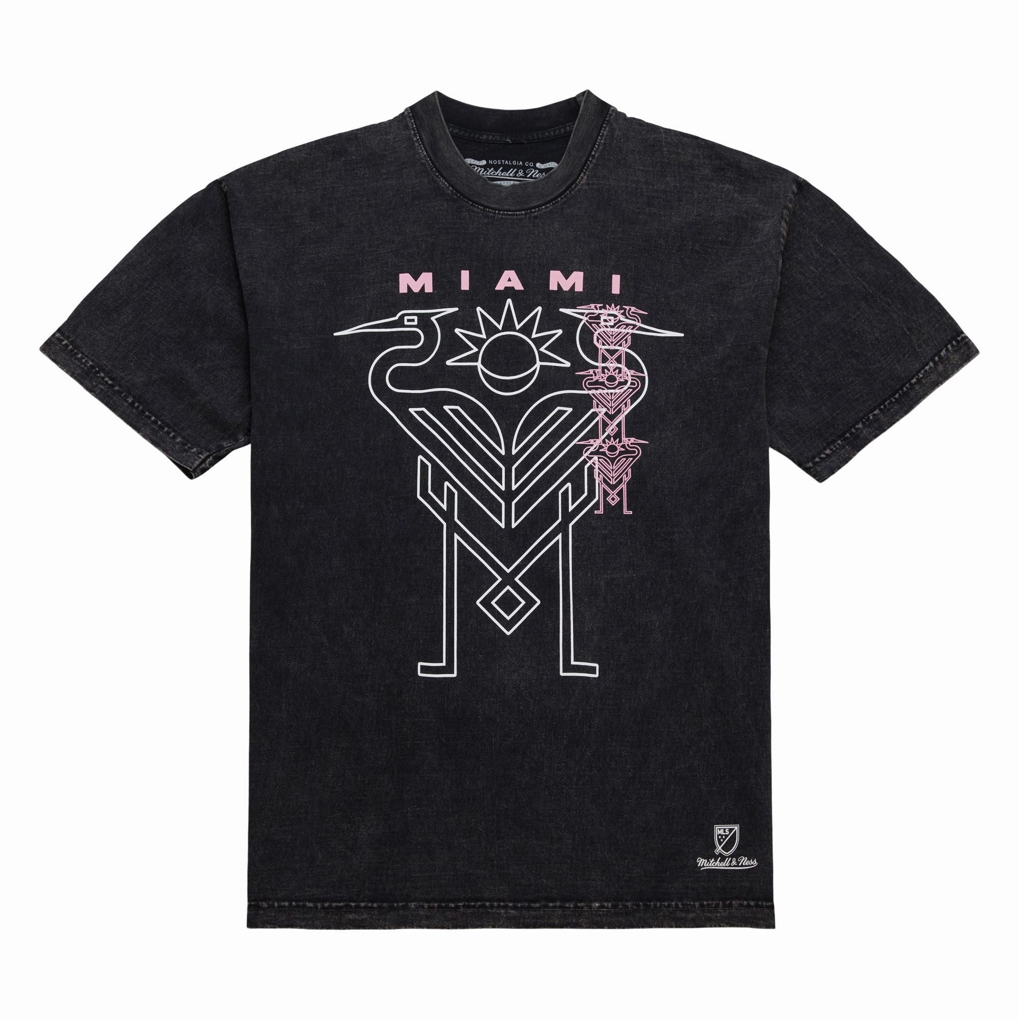MLS Oversized Graphic Tee Miami CF 'Black' Relaxed T-shirt Mind Ease