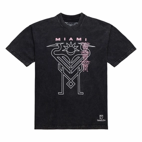 MLS Oversized Graphic Tee Miami CF 'Black' WrinkleResistantFabric