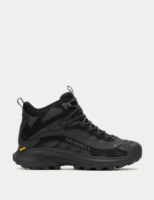Moab Speed 2 Mid GTX - Black stiff material shoe matter