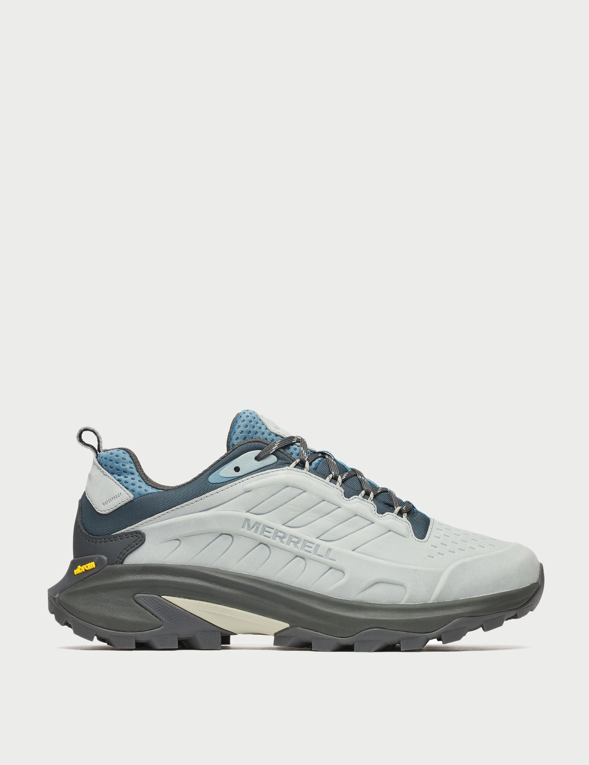 Moab Speed 2 Leather Waterproof - Calcite running with a narrow toe box fitness - commitment